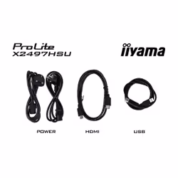 iiyama ProLite X2497HSU-B1 écran plat de PC 23.8" Full HD Noir - Vue supplémentaire 2