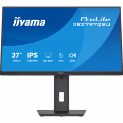 iiyama ProLite XB2797QSU-B1 Écran PC IPS 27 Pouces QHD 2560x1440 Noir - Vue supplémentaire 3