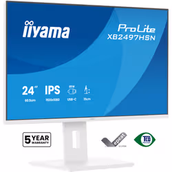 iiyama ProLite XB2497HSN-W1 écran plat de PC 23.8" Full HD LED Blanc - Vue supplémentaire 3
