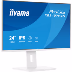 iiyama ProLite XB2497HSN-W1 écran plat de PC 23.8" Full HD LED Blanc - Vue supplémentaire 4