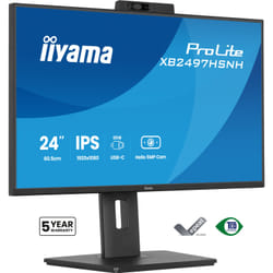 iiyama ProLite XB2497HSNH-B1 24IN IPS LCD 4MS 1920X1080 350CD/M2 HDMI/DP/USB 2 écran plat de PC 60,5 cm (23.8") 1920 x 1080 pixels Full HD Noir