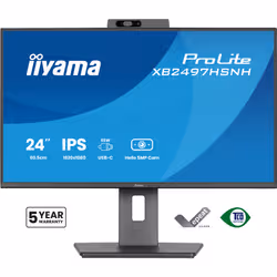 iiyama ProLite XB2497HSNH-B1 24IN IPS LCD 4MS 1920X1080 350CD/M2 HDMI/DP/USB 2 écran plat de PC 60,5 cm (23.8") 1920 x 1080 pixels Full HD Noir - Vue supplémentaire 2