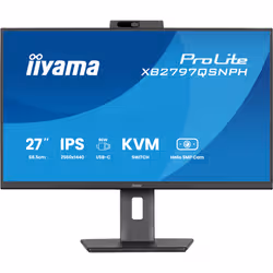 iiyama ProLite XB2797QSNPH-B1 27IN IPS LCD 4MS 2560X1440 350CD/M2 HDMI/DP/USB 2 écran plat de PC 68,6 cm (27") 2560 x 1440 pixels Quad HD Noir - Vue supplémentaire 3