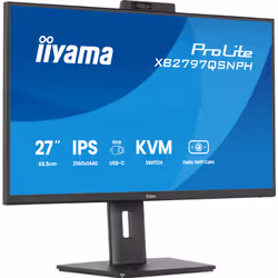 iiyama ProLite XB2797QSNPH-B1 27IN IPS LCD 4MS 2560X1440 350CD/M2 HDMI/DP/USB 2 écran plat de PC 68,6 cm (27") 2560 x 1440 pixels Quad HD Noir - Vue supplémentaire 5