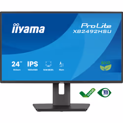 iiyama ProLite XB2492HSU-B1 écran plat de PC 61 cm (24") Quad HD LED Noir - Vue supplémentaire 2