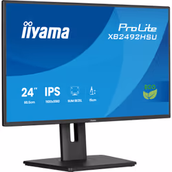 iiyama ProLite XB2492HSU-B1 écran plat de PC 61 cm (24") Quad HD LED Noir - Vue supplémentaire 4