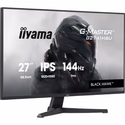 iiyama G2741HSU-B1 Écran PC IPS 27 Pouces Full HD 144 Hz Noir - Vue supplémentaire 3