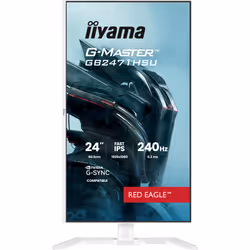 iiyama G-MASTER GB2471HSU-W1 Écran PC Gaming 23.8 Pouces Full HD 240 Hz Blanc - Vue supplémentaire 2