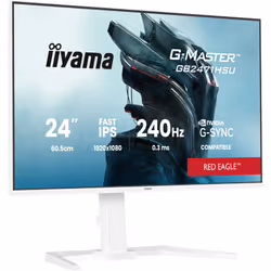 iiyama G-MASTER GB2471HSU-W1 Écran PC Gaming 23.8 Pouces Full HD 240 Hz Blanc - Vue supplémentaire 5