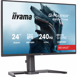 iiyama GB2471HS-B1 Écran PC Fast IPS 23.8 Pouces Full HD 240 Hz Noir - Vue supplémentaire 4