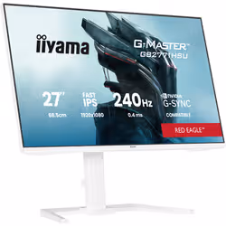 iiyama G-MASTER GB2771HSU-W1 Écran PC Fast IPS 27 Pouces 240 Hz Full HD Blanc - Vue supplémentaire 4