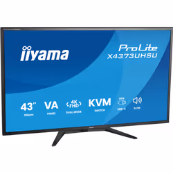 iiyama ProLite X4373UHSU-B2 écran plat de PC 43" 4K Ultra HD LED Noir - Vue supplémentaire 3