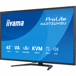 iiyama ProLite X4373UHSU-B2 écran plat de PC 43" 4K Ultra HD LED Noir - Vue supplémentaire 4