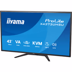 iiyama ProLite X4373UHSU-B2 écran plat de PC 43" 4K Ultra HD LED Noir - Vue supplémentaire 5