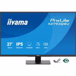 iiyama ProLite X2793QSU-B1 écran plat de PC 27" Quad HD LED Noir - Vue supplémentaire 2