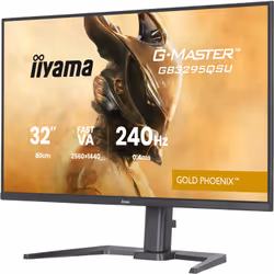 iiyama G-MASTER GB3295QSU-B1 écran plat de PC 80 cm (31.5") Quad HD LED Noir - Vue supplémentaire 2