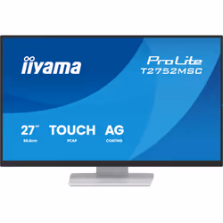 iiyama ProLite T2752MSC-W1AG écran plat de PC 27" Full HD LCD Écran tactile Blanc - Vue supplémentaire 3