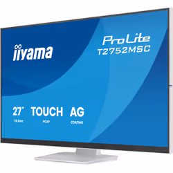 iiyama ProLite T2752MSC-W1AG écran plat de PC 27" Full HD LCD Écran tactile Blanc - Vue supplémentaire 4