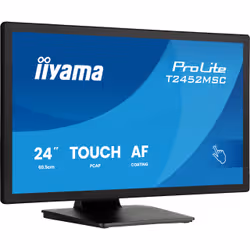 iiyama ProLite T2452MSC-B2 écran plat de PC 61 cm (24") 1920 x 1080 pixels Full HD Écran tactile - Vue supplémentaire 2