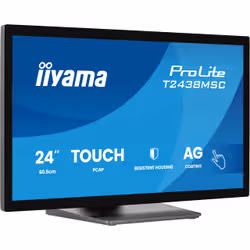 iiyama ProLite T2438MSC-B2 écran plat de PC 23.8" Full HD LED Écran tactile Noir - Vue supplémentaire 2