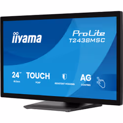 iiyama ProLite T2438MSC-B2 écran plat de PC 23.8" Full HD LED Écran tactile Noir - Vue supplémentaire 4
