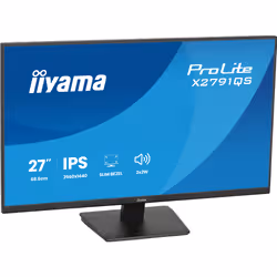 iiyama ProLite X2791QS-B1 écran plat de PC 27" Quad HD LED Noir - Vue supplémentaire 5