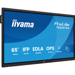 iiyama TE6515A-B2AG Écran d'affichage dynamique Écran plat interactif 163,8 cm (64.5") Wifi 550 cd/m² 4K Ultra HD Noir Écran tactile Intégré dans le processeur Android 24/7