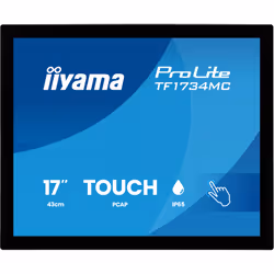 iiyama ProLite TF1734MC-B8X écran plat de PC 43,2 cm (17") 1280 x 1024 pixels Écran tactile - Vue supplémentaire 2