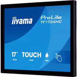iiyama ProLite TF1734MC-B8X écran plat de PC 43,2 cm (17") 1280 x 1024 pixels Écran tactile - Vue supplémentaire 3