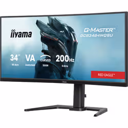 iiyama G-MASTER GCB3484WQSU-B2 34IN PRO-GAMING 0.4MS VA LCD 3440X144 écran plat de PC 86,4 cm (34") 3440 x 1440 pixels UltraWide Quad HD Noir - Vue supplémentaire 4