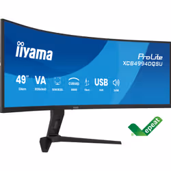 iiyama ProLite XCB4994DQSU-B1 écran plat de PC 124,5 cm (49") 5120 x 1440 pixels Dual QHD LCD Noir - Vue supplémentaire 3