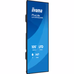 iiyama LH10552UWS-B1AG Écran d'affichage dynamique En forme de kiosk 2,66 m (104.6") Wifi 500 cd/m² UltraWide 5K HD Intégré dans le processeur Android 24/7 - Vue supplémentaire 4