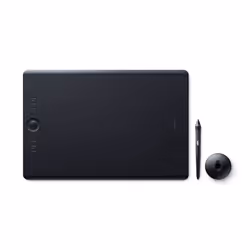 Wacom Intuos Pro, Sans fil, 5080 lpi, 311 x 216 mm, USB/Bluetooth, Stylo, Tactile, 2 m