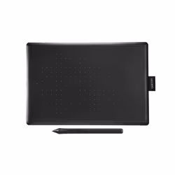 Wacom One by Medium, Avec fil, 2540 lpi, 216 x 135 mm, USB, Stylo, Noir, Rouge
