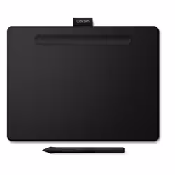 Wacom Intuos M Bluetooth, Avec fil &amp;sans fil, 2540 lpi, 216 x 135 mm, USB/Bluetooth, 7 mm, Stylo