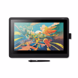 Wacom Cintiq 16, Avec fil, 5080 lpi, 344,16 x 193,59 mm, Stylo, Caoutchouc de silicone, 39,6 cm (15.6")