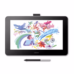Wacom One 13, Avec fil &sans fil, 2540 lpi, 294 x 166 mm, USB, Stylo, 33,8 cm (13.3")