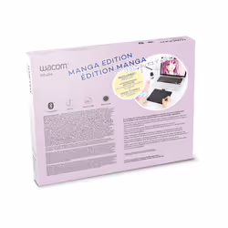 Wacom Intuos S Bluetooth Manga Edition tablette graphique Noir 2540 lpi 152 x 95 mm USB/Bluetooth