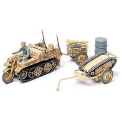 Maquette militaire - TAMIYA - Kettenkraftrad et Goliath 1/48 - Intérieur - Adulte