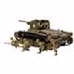 Maquette militaire - TAMIYA - Set de canons de chars japonais - 1/35 - Figurine incluse - 6 canons