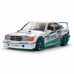 Tamiya Mercedes-Benz 190E "Debis" TT-01E, Voiture de course sur circuit, 1:10