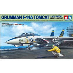 TAMIYA - Maquette Avion Grumman® F-14a Tomcat™ (late Model) Carrier Launch Set tamiya61122 1:48 Maquette Char Promo - Ref :