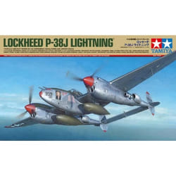 Maquette Avion - TAMIYA - Lockheed P-38 J Lightning - Échelle 1:48 - Plastique - À partir de 14 ans