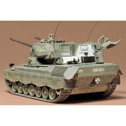 Maquette Flakpanzer Gepard Tamiya 1/35 - Modèle militaire - Marque TAMIYA - Poids 500g