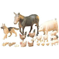 Maquette - TAMIYA - 35128 - Figurine - Animaux de ferme - À assembler - 14 mois et plus