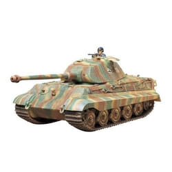 Maquette - TAMIYA - King Tigre Tourelle Porsche - Echelle 1:35 - Marron - Enfant 3+