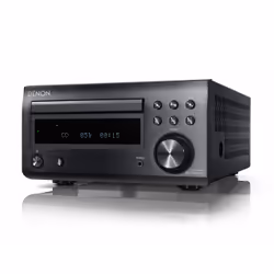 Denon D-M41DAB, Noir, 1 disques, Plateau, DAB, DAB+, FM, 87,5 - 108 MHz, FL