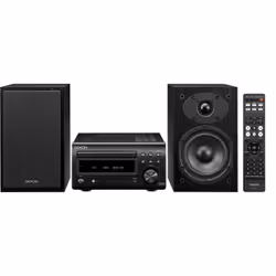 Denon D-M41, Système mini audio domestique, Noir, 60 W, 2-voies, 12 cm, 2,5 cm