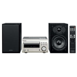 Denon D-M41 Système mini audio domestique 60 W Noir, Argent