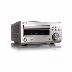 Denon D-M41 Système mini audio domestique 60 W Noir, Argent